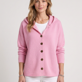 Cardigan Léger À Capuche Et Coupe Fluide Pour Femmes