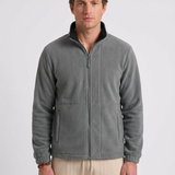 Veste Polaire Zippée À Col Montant Pour Hommes