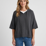 Pull Ample À Capuche Toucher Cachemire Pour Femmes
