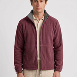 Veste Polaire Zippée À Col Montant Pour Hommes