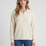 Pull À Col Zippé Et Manches Longues Pour Femmes