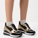 Baskets Compensées Confortables Pour Femmes