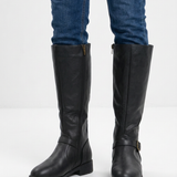 Bottes Hautes À Boucle Décorative Pour Femmes