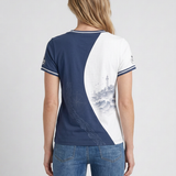 T-Shirt À Col V Et Imprimé Celtique Pour Femmes