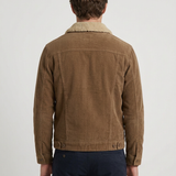 Veste En Velours Côtelé Doublée Sherpa Pour Hommes