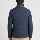 Veste Matelassée À Coutures Diagonales Pour Hommes
