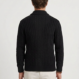 Gilet En Maille Dense À Col Châle Pour Hommes