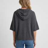 Pull Ample À Capuche Toucher Cachemire Pour Femmes
