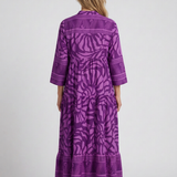 Robe Midi Élégante À Boutons Pour Femmes