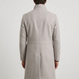 Manteau D’Hiver Ajusté À Col Structuré Pour Hommes