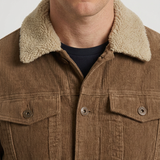 Veste En Velours Côtelé Doublée Sherpa Pour Hommes