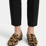 Mocassins Léopard À Mors Doré Pour Femmes