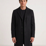 Manteau Classique En Mélange De Laine À Trois Boutons Pour Hommes