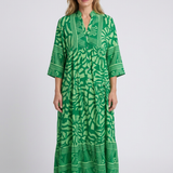 Robe Midi Élégante À Boutons Pour Femmes