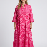 Robe Midi Élégante À Boutons Pour Femmes