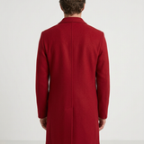 Manteau Classique En Mélange De Laine À Trois Boutons Pour Hommes