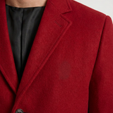 Manteau Classique En Mélange De Laine À Trois Boutons Pour Hommes