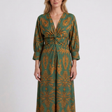 Robe Midi Cache-Cœur Fluide Pour Femmes