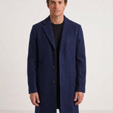 Manteau Classique En Mélange De Laine À Trois Boutons Pour Hommes