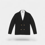 CELVOIR | CARDIGAN HOMME MAILLE CROISÉE COL À REVERS