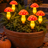 Guirlande Solaire De Champignons Lumineux Pour Halloween