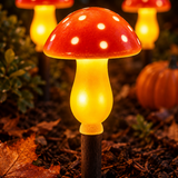 Guirlande Solaire De Champignons Lumineux Pour Halloween