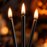 Bougies À Huile Rechargeables En Verre Pour Halloween