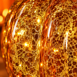 Lampe Citrouille Halloween En Verre Soufflé