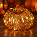Lampe Citrouille Halloween En Verre Soufflé