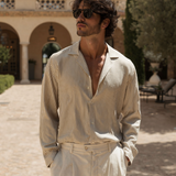 Celvoir | Chemise Rayée Avec Manches Longues Pour Hommes