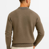 CELVOIR | PULL POLO TRICOT CLASSIQUE POUR HOMME