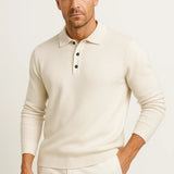 CELVOIR | PULL COL POLO EN MAILLE POUR HOMME