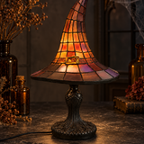 Lampe De Table Halloween En Forme De Chapeau De Sorcière
