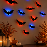 Décorations Murales 3D Chauves-Souris Pour Halloween
