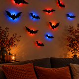 Décorations Murales 3D Chauves-Souris Pour Halloween