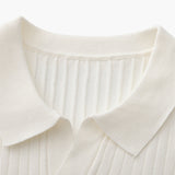 Celvoir | Polo Tricoté À Texture Côtelée Pour Hommes
