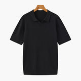 Celvoir | Polo Tricoté À Texture Côtelée Pour Hommes