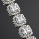 Collier Tennis Cluster 10 Mm