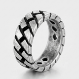 Bague À Motif De Chaîne Entrelacée