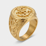 Bague Statement Vintage À Ancre
