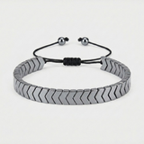 Bracelet Tressé Argenté