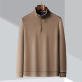 Celvoir | Pull À Col Zippé Avec Fermeture Quart De Zip Pour Hommes