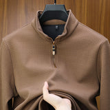 Celvoir | Pull À Col Zippé Avec Fermeture Quart De Zip Pour Hommes