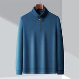 Celvoir | Pull À Col Zippé Avec Fermeture Quart De Zip Pour Hommes
