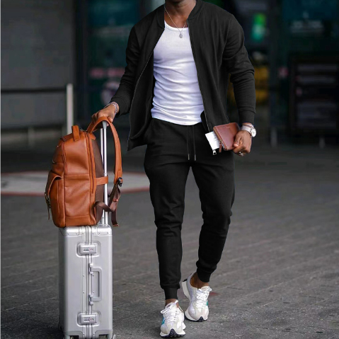 CELVOIR | ENSEMBLE JOGGING COUPE DÉCONTRACTÉE POUR HOMME