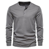 CELVOIR | CHEMISE HENLEY HOMME À MANCHES LONGUES