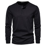 CELVOIR | CHEMISE HENLEY HOMME À MANCHES LONGUES