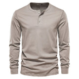 CELVOIR | CHEMISE HENLEY HOMME À MANCHES LONGUES