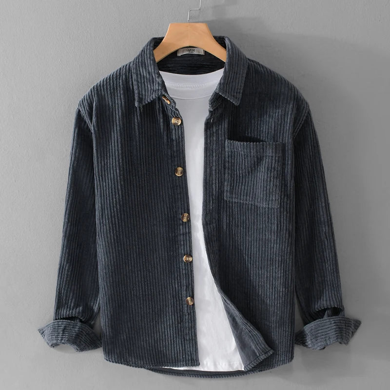 CELVOIR | CHEMISE EN VELOURS CÔTELÉ POUR HOMME