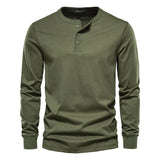 CELVOIR | CHEMISE HENLEY HOMME À MANCHES LONGUES